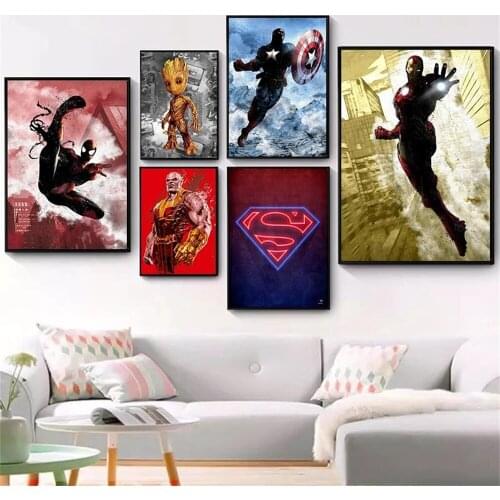 Disney DIY 5D Diamond Painting Marvel Comics Superhero Mosaic Diamond Embroidery Superman Home Decoration Gift