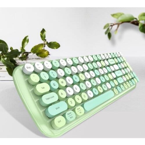 Wireless bluetooth keyboard backlit waterproof keyboard supports ergonomics for mobile phones and tablets