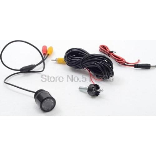 Night Vision 7 IR Diameter 25mm Car Rear View Camera Reverse Backup Camera For parking camera Rearview Camera