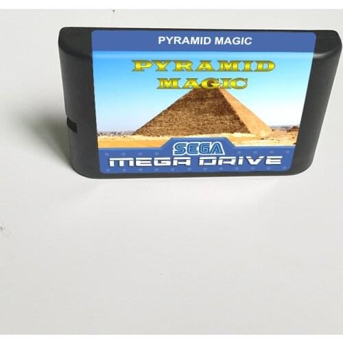 Pyramid Magic - 16 Bit MD Game Card for Sega Megadrive Genesis Video Game Console Cartridge
