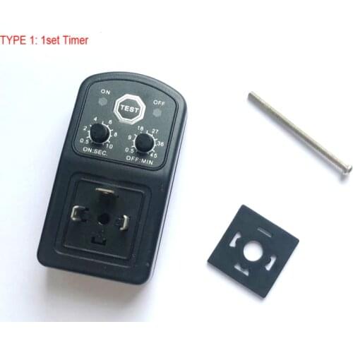 Free Shipping DIN43650A Coil Collector Electric Valve Timer 24V~240V SOLENOID VALVE EDR TIMER