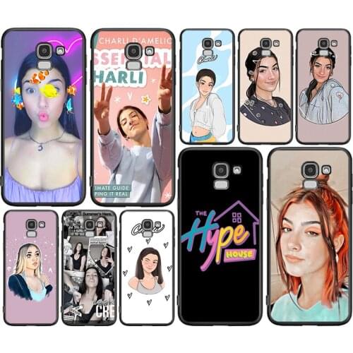 Charli Damelio For Samsung J8 J7 Duo J730 J6 J5 J530 J4 J3 J330 J2 Core Star Prime 2018 EU Plus Soft TPU Phone Case