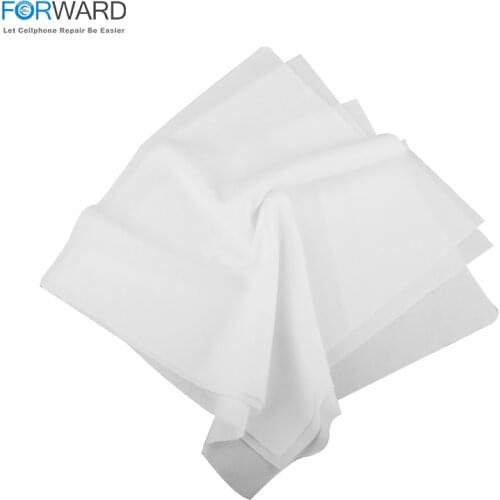 FORWARD 160PCS/400PCS 10cm*10cm Mobile Phone Screen Repair Cleaning Cloth Dust-free film Wiping Cloth Clean Cloth