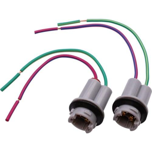 YUNPICAR T15 912 920 921 Wiring Harness Socket Pigtail Adapter Connector for LED Bulbs Replacement or Retrofit 2Pcs