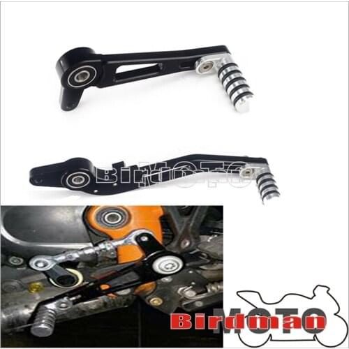Motorcycle Adjustable Shifter Pedal Gear Shift Lever & Foot Brake Pedal For 690 R 2013-2017 CNC Aluminum Toe Pegs
