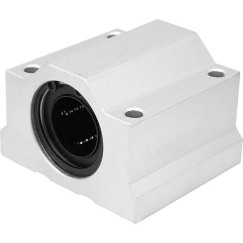 SC25UU 25mm Linear Bearing Slide Block Aluminum Housing Motion Ball CNC Linear Unit Parts for High Precision Equipment 1pcs