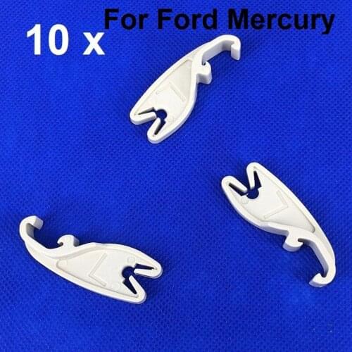 X10 clips For Ford Mercury Left Door Lock Repair Pawl Fastener Rivet Retainer Clips