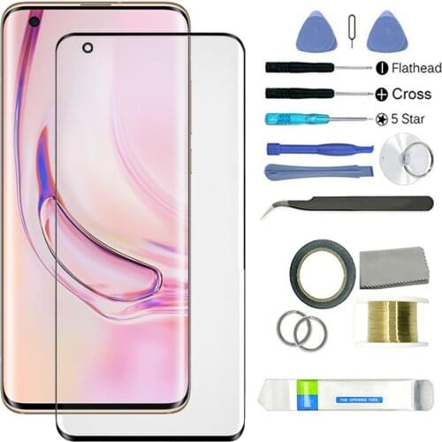 Replacement Outer Front Glass Lens Screen Repair Tools Kit for Xiaomi 10/10 Pro