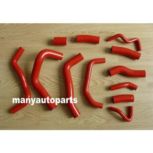 04-07 FOR HONDA CBR1000RR 2004 2005 2006 2007 SILICONE RADIATOR COOLANT HOSE KIT RED