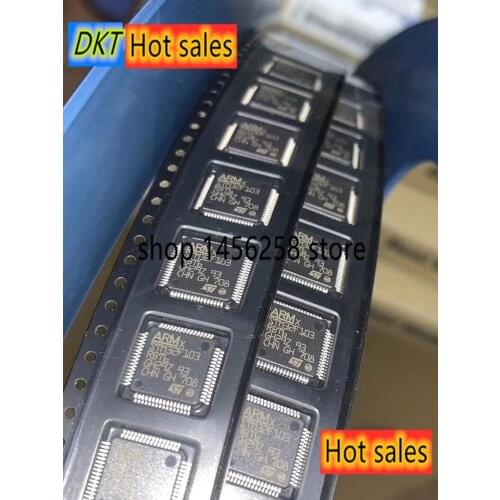 1 teile/los STM32F103RBT6 LQFP64 STM32F103 QFP64 QFP Auf Lager