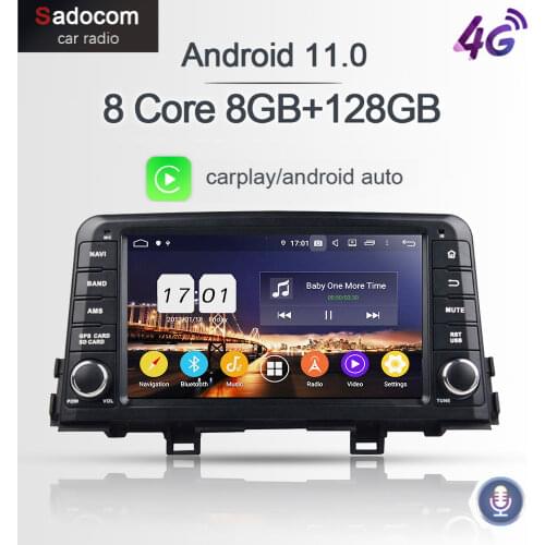 720P PX6 DSP Android 10.0 8Core 64G 4GB RAM BT 5.0 hand-free car radio Car DVD Player RDS autoradio For kia Morning Picanto 2017