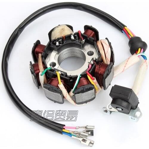 8 Pole Coil AC Ignition Magneto Stator for CG125-8 150cc 250cc Motocross ATV