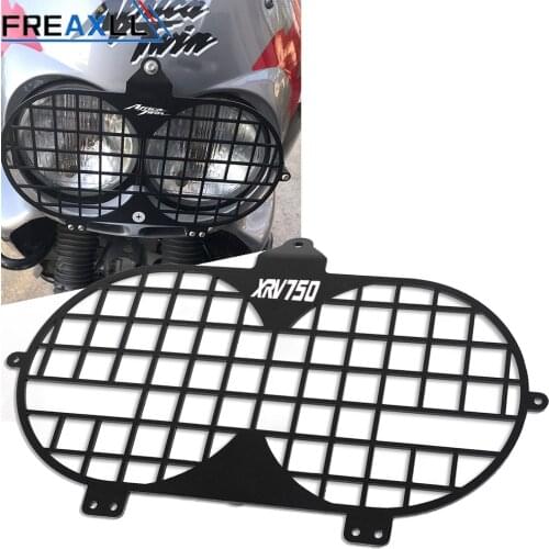 FOR Honda XRV 750 XRV750 Africa Twin 1997-2002 Motorcycle Accessories Headlight Protection Guard Cove 2001 2000 1999 1998
