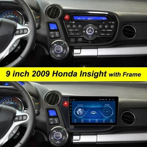 Andriod 10 HD Touchscreen 9" For Honda Insight 2009 LHD 2din Car Multimedia Player Radio GPS Navigation With Bluetooth Carplay