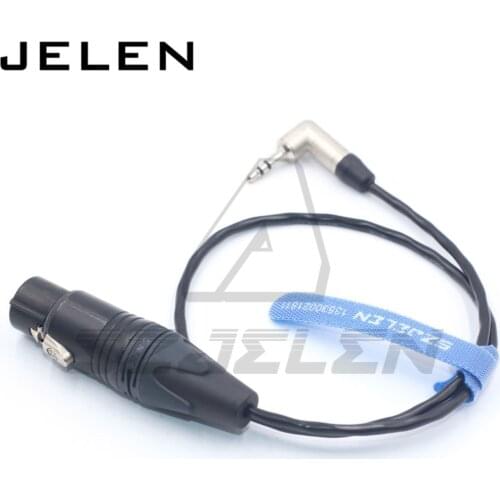 NEUTRIK 3.5 audio plug to 3-pin XLR female for RED EPIC audio cable , Audio conversion line