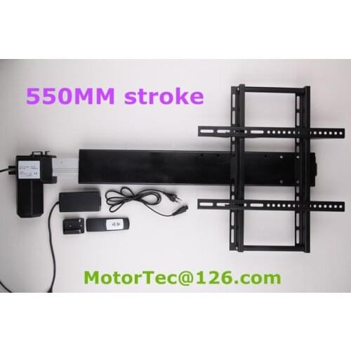 550mm stroke Automatic TV lifter TV mount with mounting brackets for 26-60inch TV