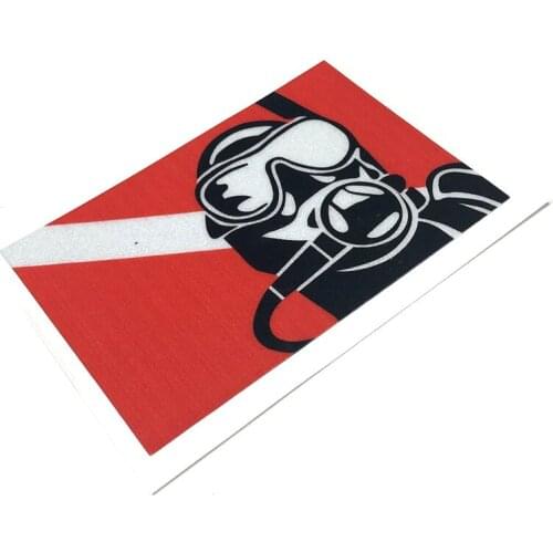 Car Stickers Water Sports SCUBA Dive Equipment Auto Whole Body Fish Tank Decals Car Styling 3M