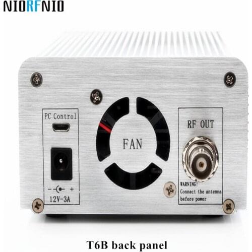 Free Shipping Professional NIO-T6B 1W/6W Silver Color Hifi Amplifier FM Radio Broadcast Station