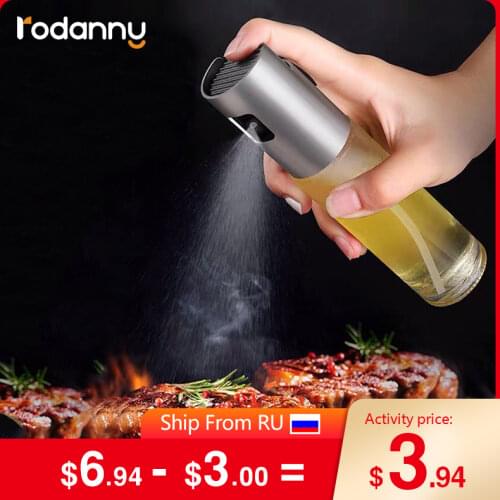 Salad BBQ Baking Olive Oil Spray Bottle Oil Vinegar Spray Bottles Dispenser Cooking Tool Grill BBQ Sprayer Kitchen Tools