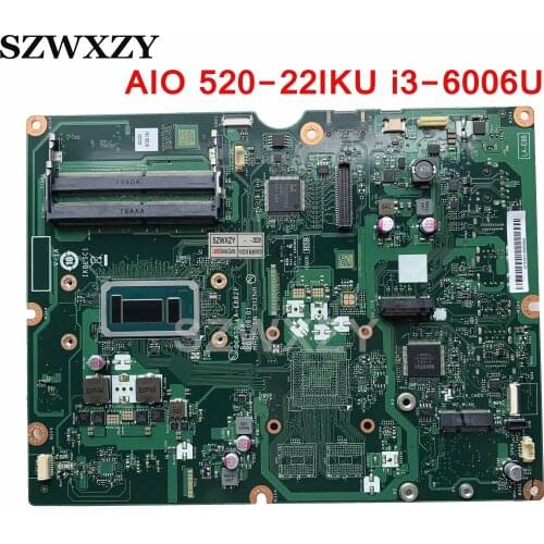 For Lenovo Ideacentre AIO 520-22IKU All-in-One Motherboard With i3-6006U DDR4 01LM099 01LM116 DCA30 LA-E882P