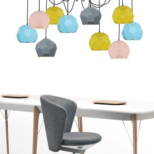 Household milk tea shop clothing store aisle color decorated corridor bull droplight of bedroom the head of a bed