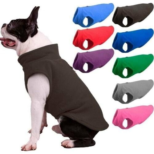 Pet Fleece Harness Vest Jacket Jumper Sweater Coat for Small Medium Large Dog S M L XL