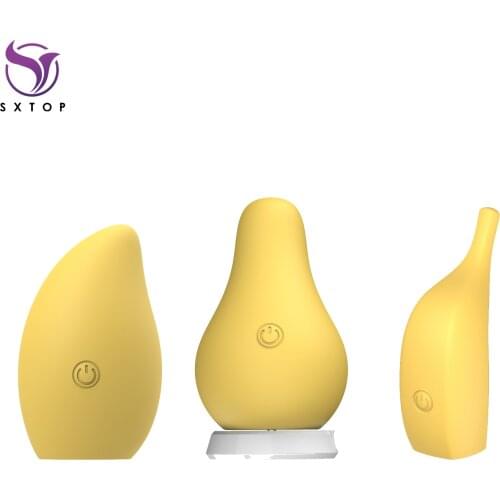 Fruit Vibrator Vibrating Egg Soft Silicone Big Dildo Vibrators Nipples Massager Female Masturbator G Spot Clitoris Stimu