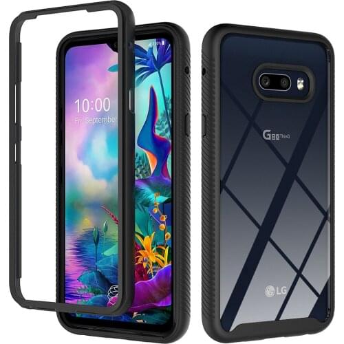 Hybrid TPU/PC Sky Case For LG G8X ThinQ Fundas Capa Two Layer Structure Shockproof Crystal Clear Shell Cover For LG V50s ThinQ