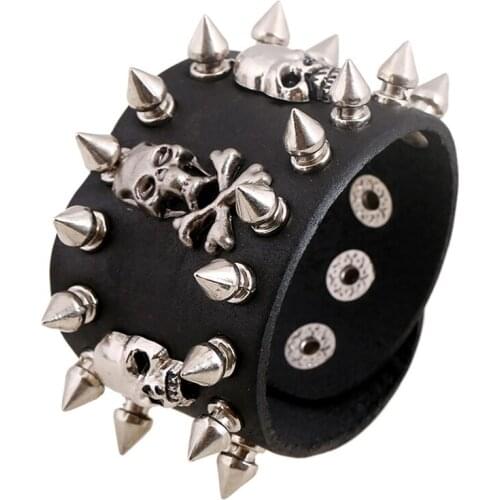 HANDPK Leather Bracelets