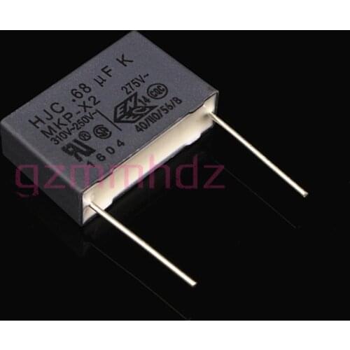HJC 684 275v MKP-X2 0.68uf 275v Gauge X2 capacitance P22.5MM