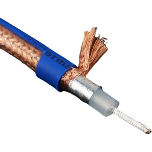 Copper Silver Plating Digital Coaxial Line DAC/CD Turntable Special Bulk Cable 75ohm