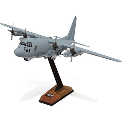 U.S. Military AC130 Military Helicopter Air Gunship Military Weapon Model Paper Model Model Decoration Angel Of Death Air Hell