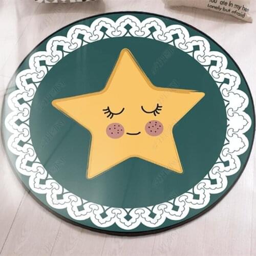 New Baby Play Mats Kids Crawling Carpet Rug Round Soft Baby Bedding Blanket Cotton Game Pad Toys For Children Room Nursery Decor