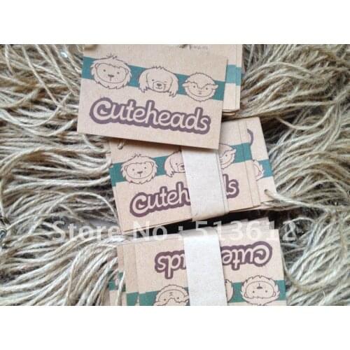 OEM Kraft paper hang tag/ swing tag