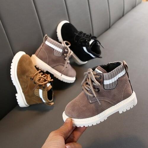 Autumn Winter Baby Girls Boys Boots Infant Toddler Boots Child Martin Boots Soft bottom Non-slip Kids Outdoor Casual Shoes