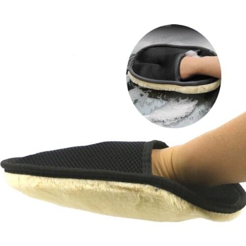 2020 hot superfine wool car wash gloves for Kia Rio 3 4 K2 K3 K5 K4 Cerato,Soul,Forte,Sportage R,SORENTO,Mohave