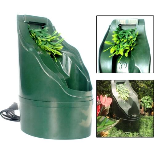 Reptile Drinking Water Fountain Feeding Gecko Lizard Water Dispenser Dish