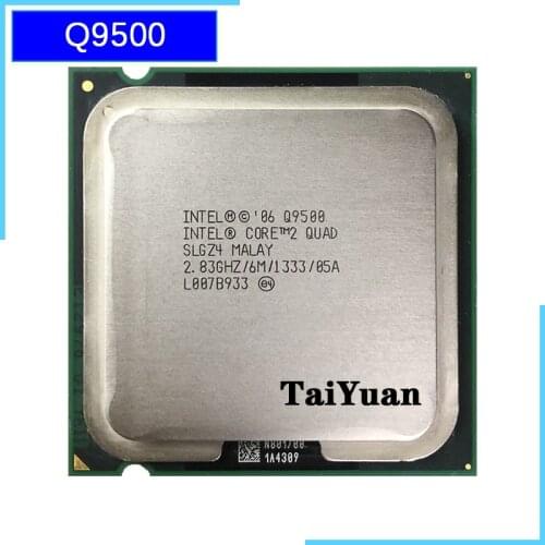 Intel Core 2 Quad Q9500 2.83 GHz Quad-Core CPU Processor 6M 95W 1333 LGA 775