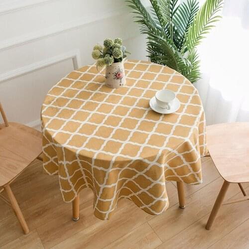 Table Cloths for Round Tables Cloths for Home Fabric Wedding Decorations for Parties Tables Kitchen Ornaments Household Items