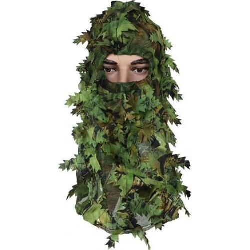 Outdoor Headgear Camo Pongee Fabric Unisex Outdoor Hunting Supply for Forest