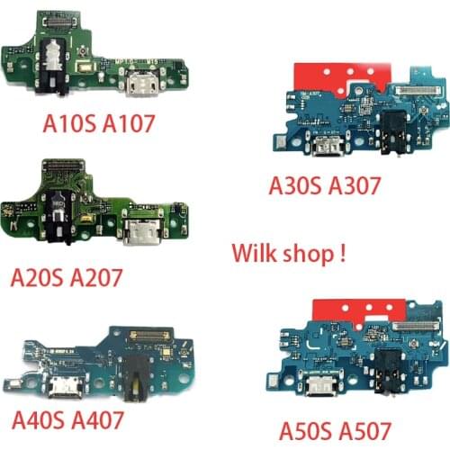 USB Charging Dock Port Connector Flex Cable For Samsung A10S A107 A20S A207 A30S A307 A40S A407 A50S A507 A70S A707 M10S M30S