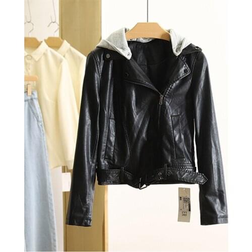 Womens Leather Jacket Womens Jacket Leather Jacket Womens Moto Biker Zipper Jacket Asymmetric Zip Leather Jackets Moto Jacket