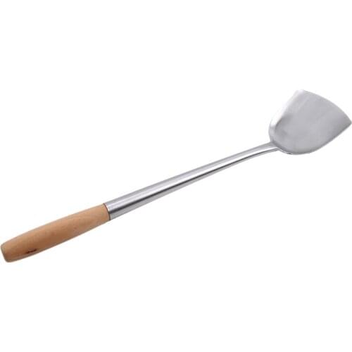1PC Frying Fish Turners Long Handle Shovel Cooking Pot Turner Stainless Steel Spatula Kitchen Cooking Utensils Cookware
