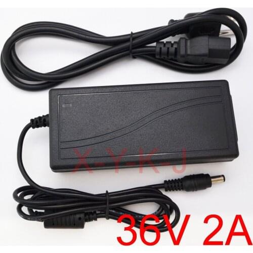 1PCS High quality IC solutions AC 100V-240V Converter DC 36V 2A 2000mA Power Supply Adapter 72W UK US EU AU plug