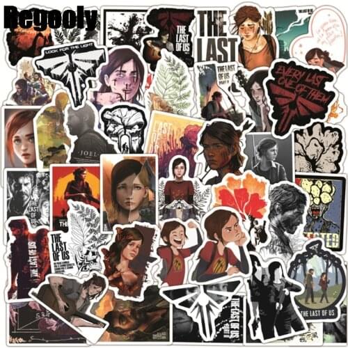 50pcs The last of us Scrapbooking Stickers Packs Waterproof Skateboard Luggage Motorcycle Guitar Graffiti Kid Toy decals pasters