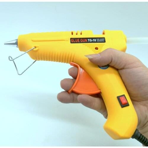 60W Hot Melt Glue Gun Industrial Mini Guns Thermo Electric Glue gun Heat Temperature Tool with 2pcs 11mm*180mm Glue Stick