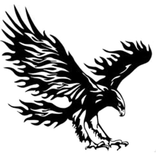 Animal Eagle Car-Styling Motorcycle Car Sticker Vinyl Decal Black/Silver Cover Scratches Waterproof Windshield Accessories