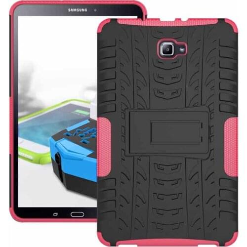 Case for Samsung Galaxy Tab A A6 10.1 No S Pen SM-T580 SM-T585 Stand Cover Shockproof Rubber Bumper Dual Layer Armor Cover