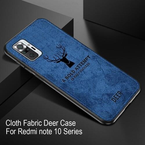 Case For Xiaomi redmi note 10 Pro Anti Fall Deer Cloth Phone Cases For Xiaomi xiomi redmi note 8 Pro reymi note10 Cover Coque
