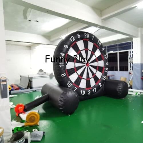 Giant PVC Inflatable Dart Board,Inflatable Football soccer Game,Double side airtight inflatable football darts sports game